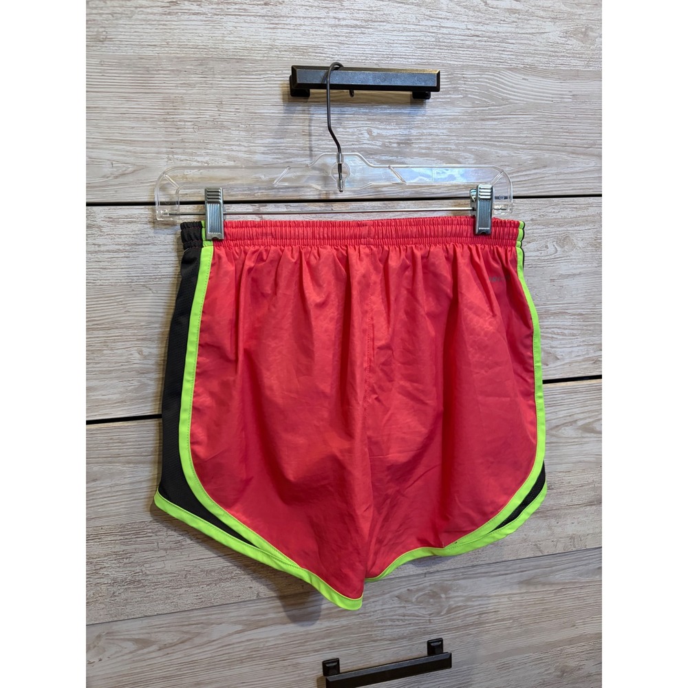 Nike Dri-FIT Tempo Running Shorts Women Small Pink Black Neon Green Athletic - Picture 3 of 4
